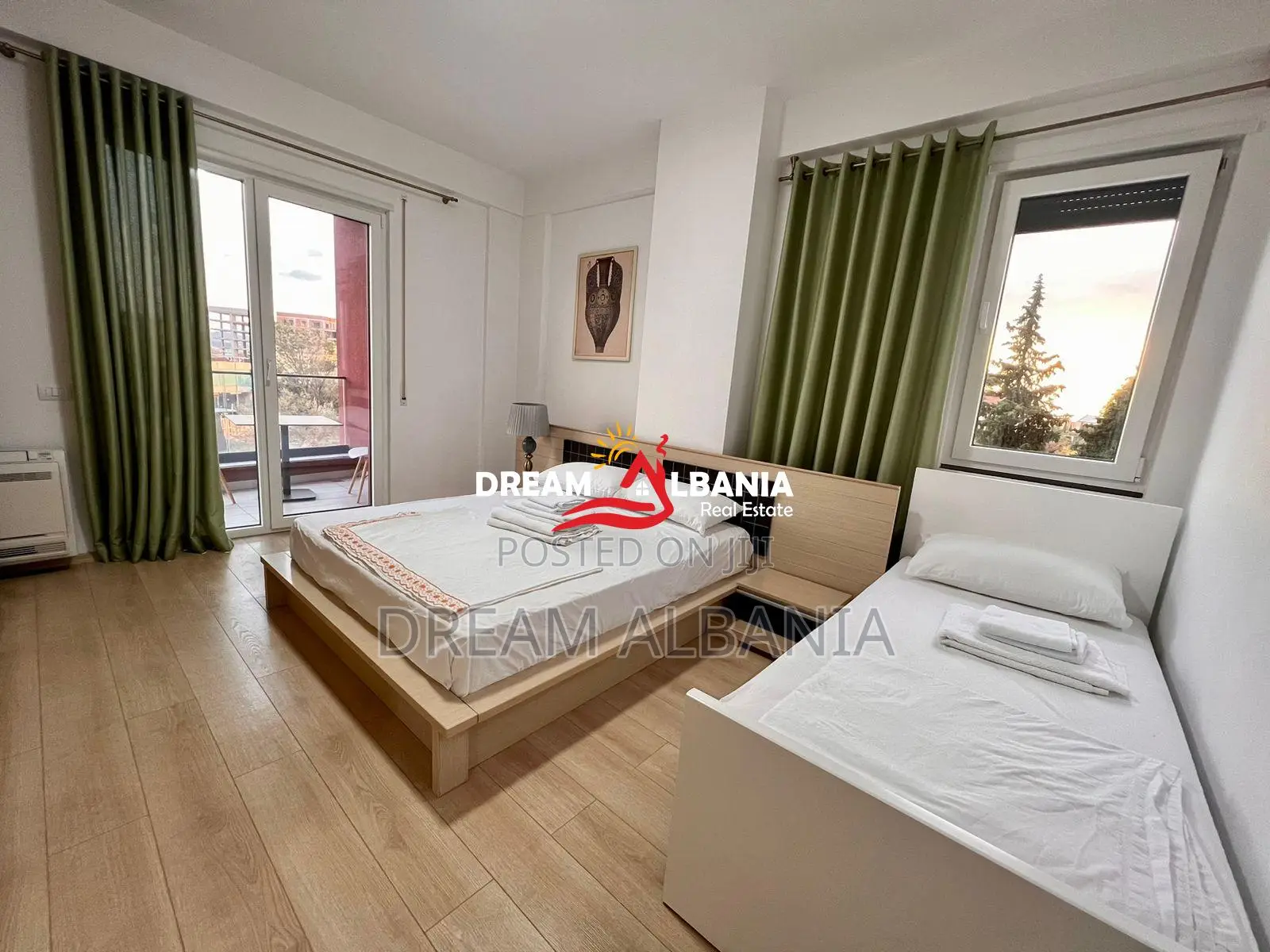 Jepet me qera apartament 2+1+2 me Parkim ne rrugen Aleksander Moisiu, 