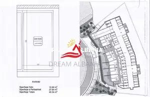 SHITET Apartament 2+1+Verand+Parkim ne Green Coast, Palas, Himare (ID 