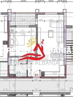 Apartament 1+1 Ne Shitje Ne Kamez (ID 41111614)