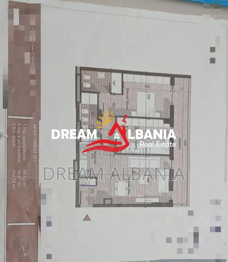 Shitet apartament 2+1 tek Univers City, Tirane (ID 41212259) f