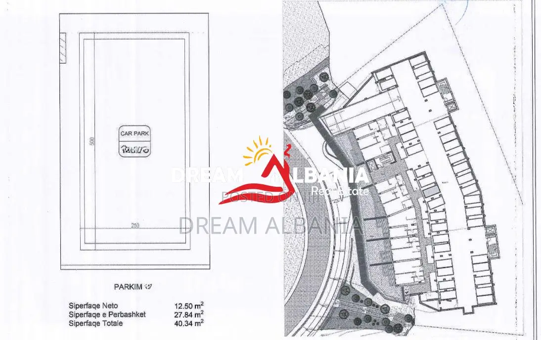 SHITET Apartament 1+1+Verand+Parkim ne Green Coast, Palase, Himare (ID