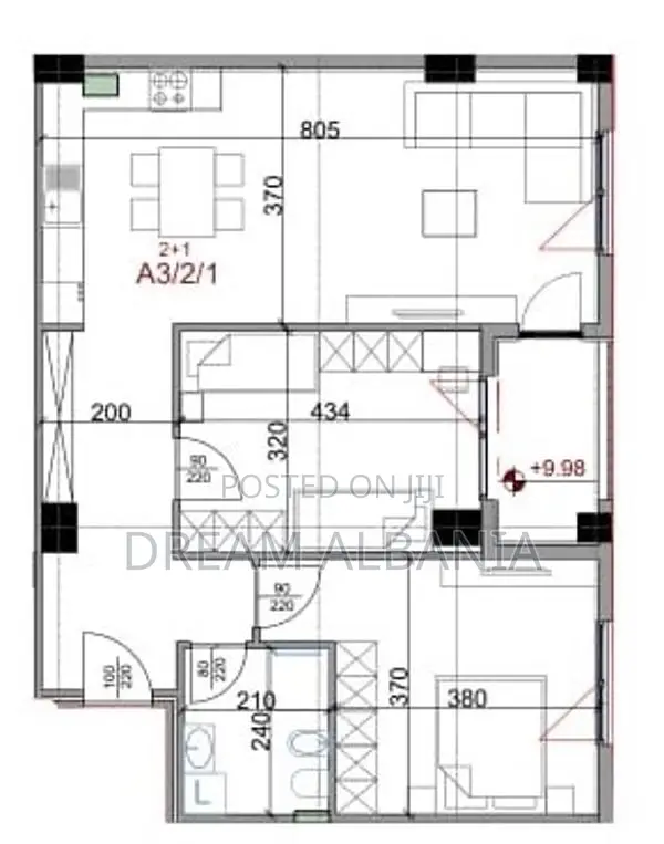 3 Apartamente 2+1 per Shitje ne Laprake tek Kompleksi Aura ( ID 412114
