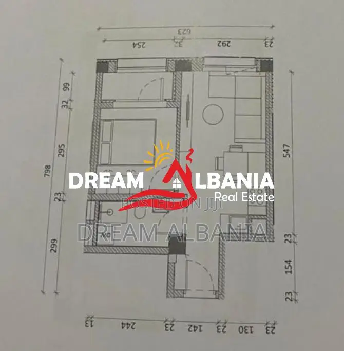 Shiten 23 Apartamente 1+1 ne Rezidencen Kadiu, Ali Demi (ID 41116108)