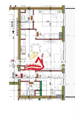 Apartament 2+1+2 Ne Shitje Dhermi (ID 41212302)