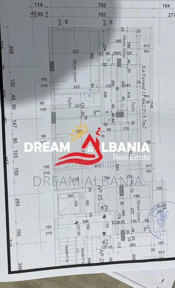 Apartament 2+1 ne shitje ne rrugen e Dibres ne afersi te Viles Gold (I