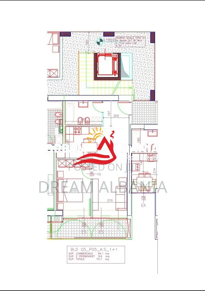 Shitet Apartament1+1 Komuna e Parisit, Kompleksi Kika 2 (ID 51110004)