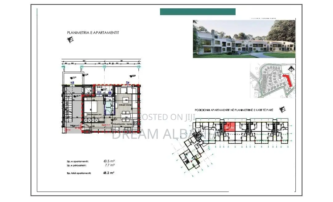 Apartamente te tipologjive te ndryshme ne shitje ne nje prej Rezidenca