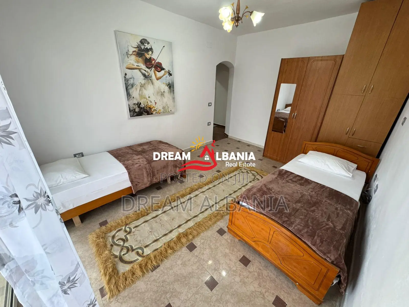 Jepet Apartament 2+1 me Qera Rr Durresit, prane Mullirit te Vjeter, Ti