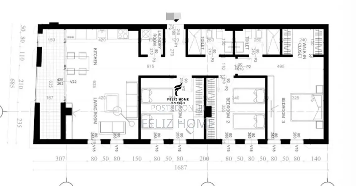 SHITET APARTAMENT 3+1 SAUK 246.600 EURO