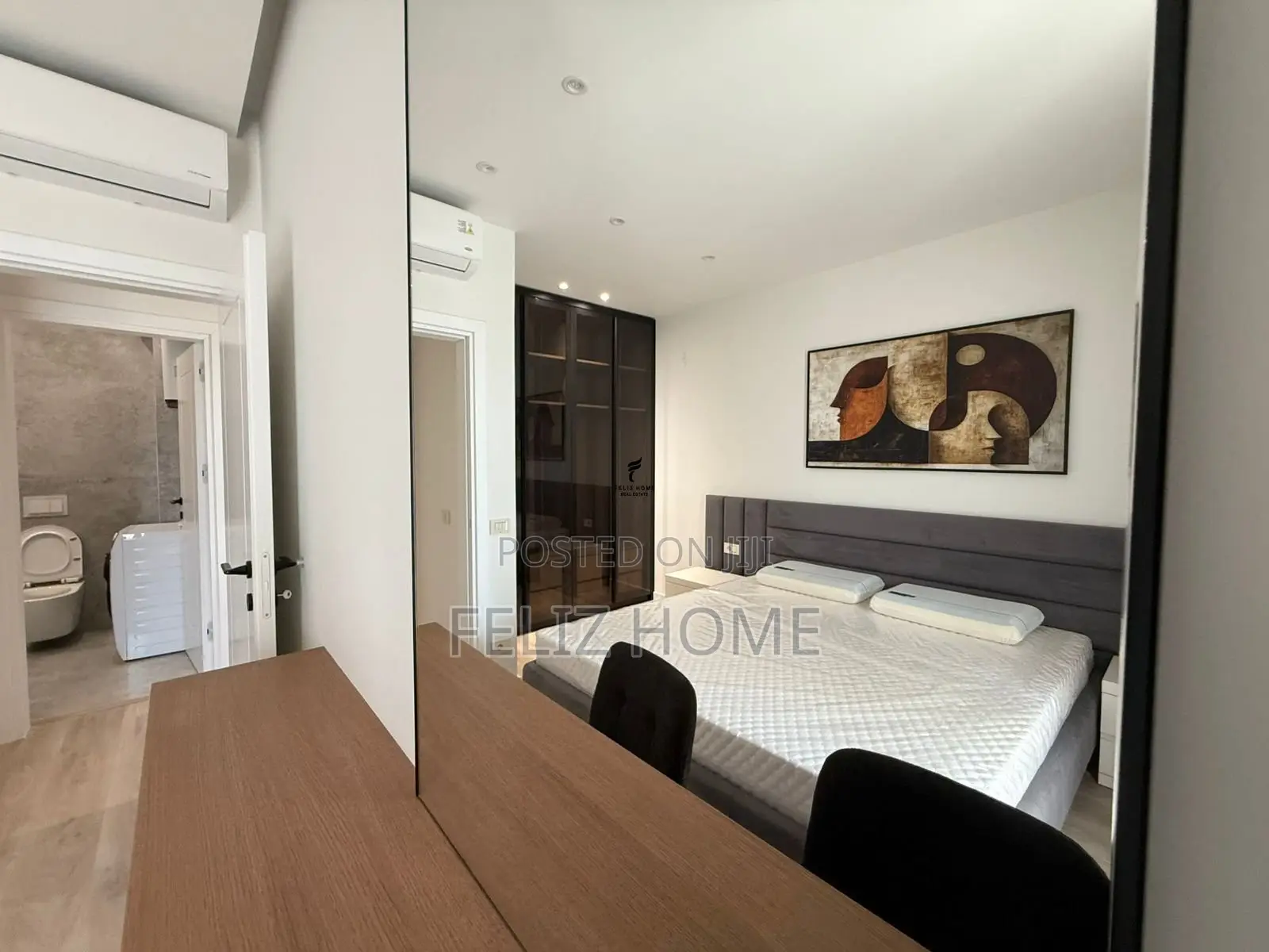 APARTAMENT ME QERA 1+1 MINE PEZA 1.300 EURO