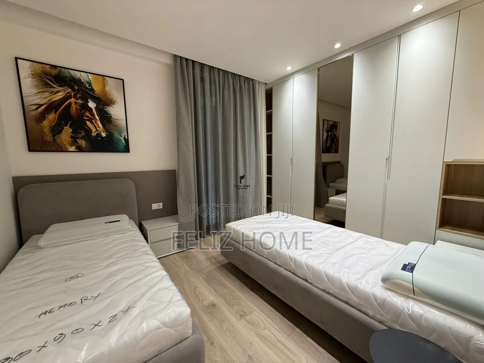APARTAMENT ME QERA 2+1 MINE PEZA 1.500 EURO