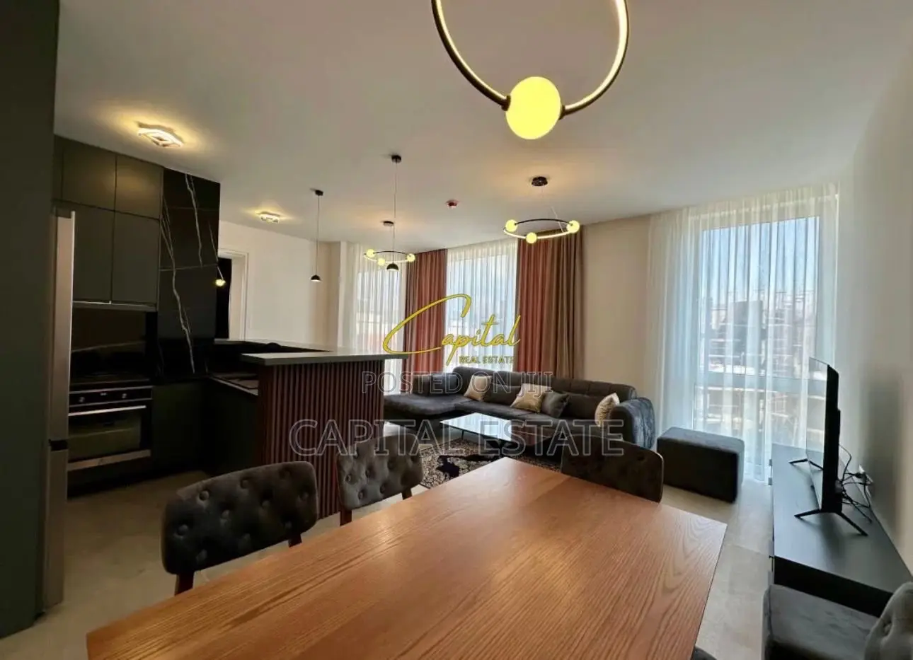 APARTAMENT ME QIRA 2+1+2 LIQENI I THATE 1.300 EURO