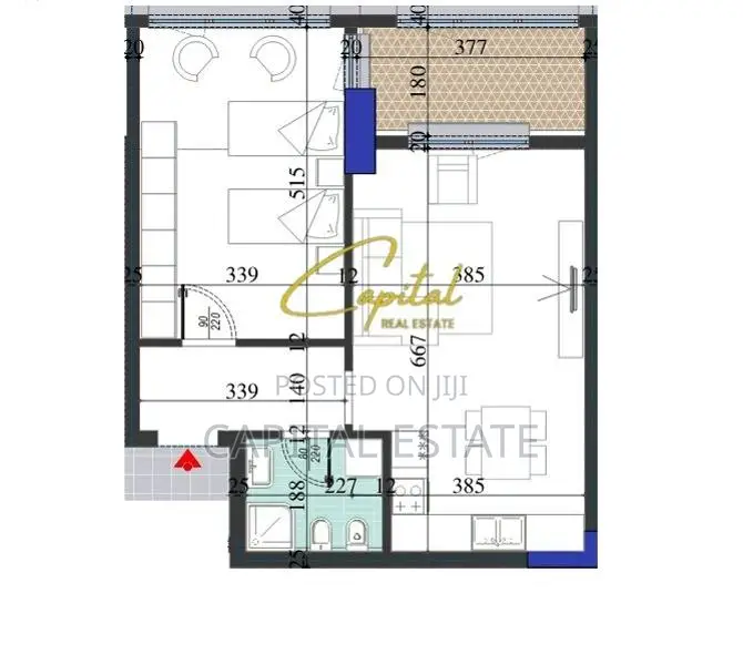 SHITET APARTAMENT 1+1 RRUGA DRITAN HOXHA 142.000 EURO
