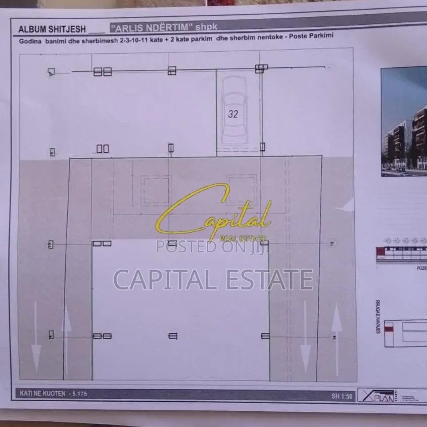 SHITET POST PARKIMI 17 M2 RRUGA E KAVAJES 43.000 EURO