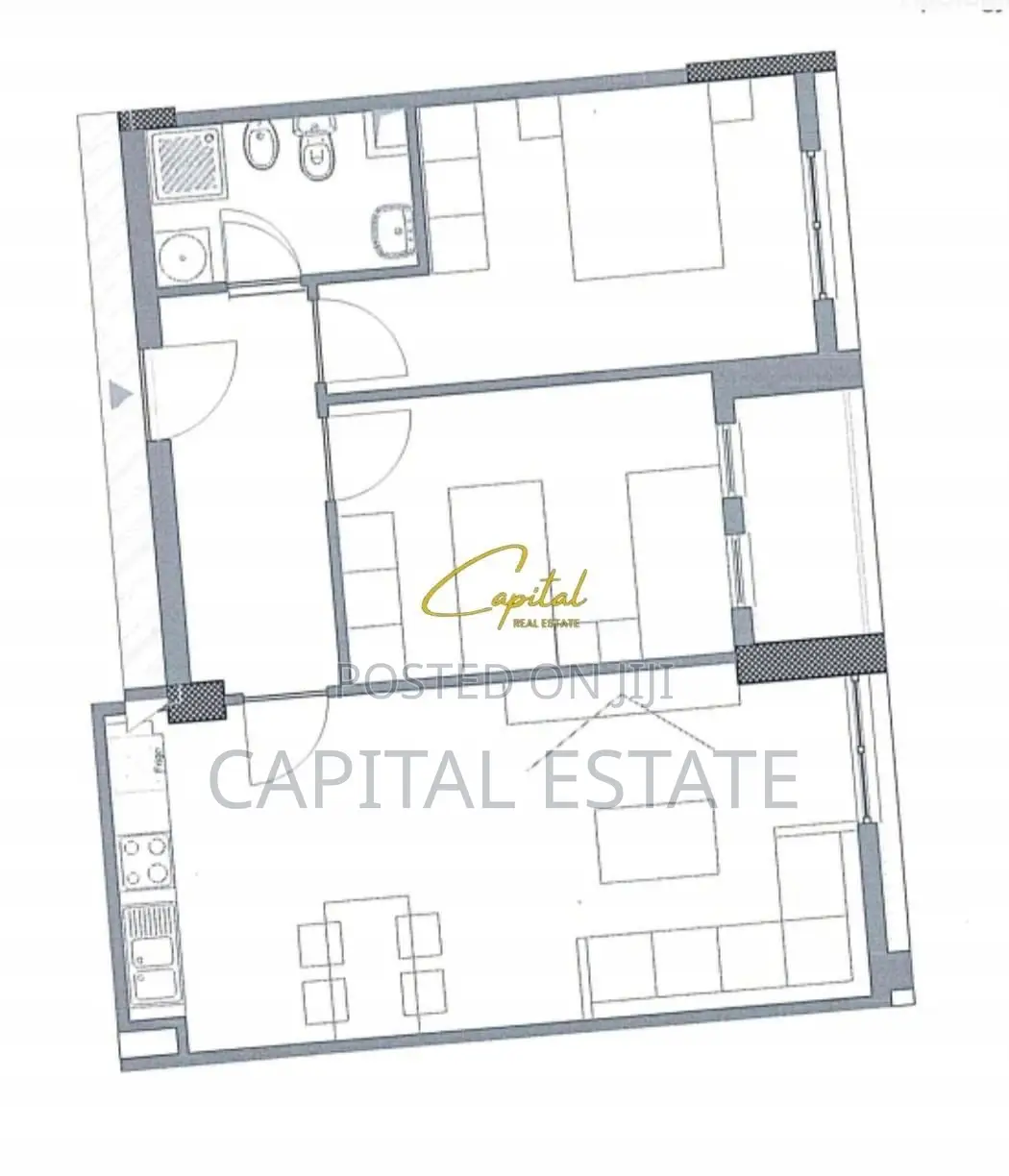 APARTAMENT ME QIRA 2+1 5 MAJI 40.000 LEKE