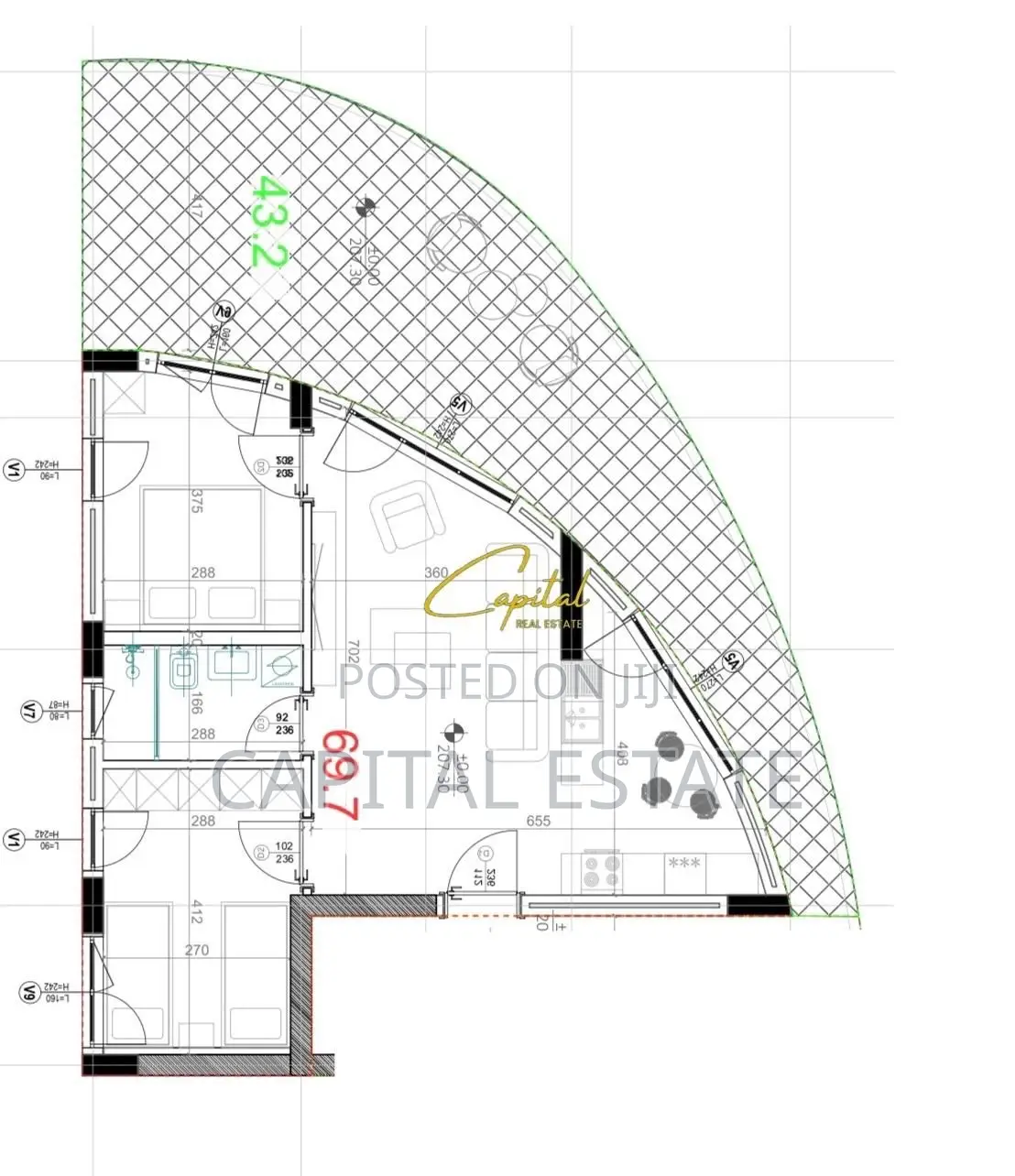 SHITET APARTAMENT 2+1 KODRA E DIELLIT 2 200.000 EURO