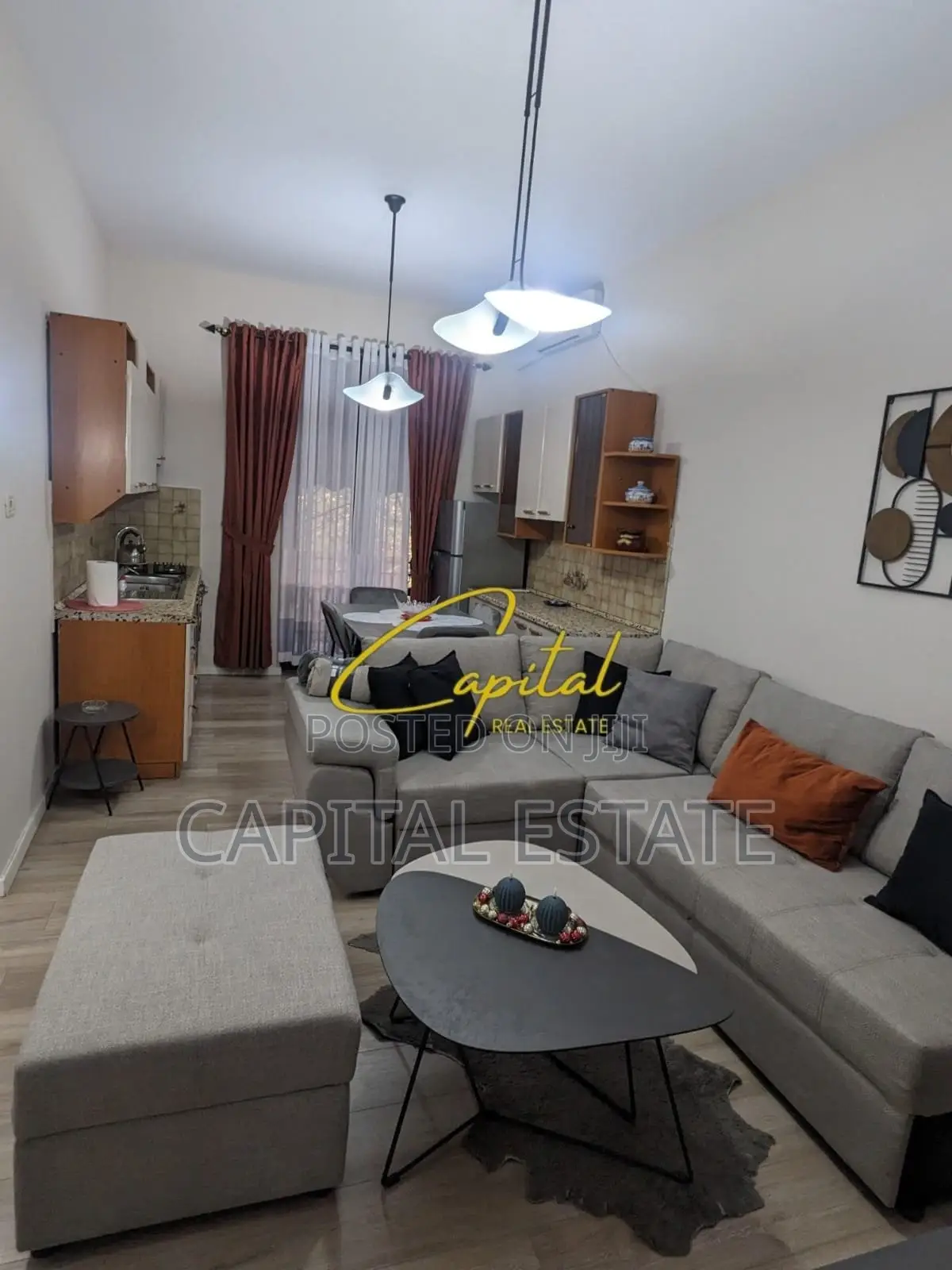 APARTAMENT ME QIRA 1+1 VASIL SHANTO 63.000 LEKE