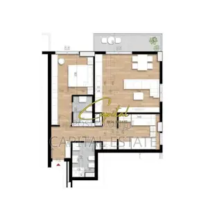 SHITET APARTAMENT 2+1+2 GARDEN RESIDENCE TURDIU 173.400 EURO
